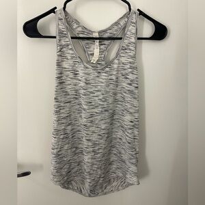 Lululemon heathered Gray Racerback Tank Top - Brand: